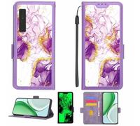 Aroepurt Coque Compatible pour Onyx Boox Palma 2 ePaper eReader Coque Étui Housse Case Support [avec Film Protecteur HD d'une dureté de 9H] [Blocage RFID][Paillettes dorées + Brillantes] LPT-ZDL