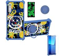 Aroepurt Coque Compatible pour Onyx BOOX Palma 2 Pro eReader Coque Étui [avec Trempé 9H Protection D'écran] Case Support de Bague PC + Silicone JSL-TYX