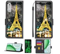 Aroepurt Coque Compatible pour Onyx BOOX Palma 2 Pro eReader Coque Étui [avec Trempé 9H Protection D'écran][Blocage RFID][Paillettes dorées + Brillantes] PTH-TT