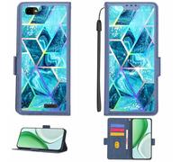 Aroepurt Coque Compatible pour Orange Sanza Plus Coque Étui Housse Case Support [avec Film Protecteur HD d'une dureté de 9H] [Blocage RFID][Effet de réfraction] LPT-LS