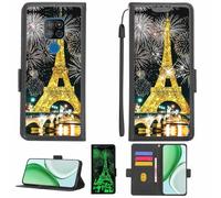 Aroepurt Coque Compatible pour Ordissimo LeNuméro2 Coque Étui Housse Case Support [avec Film Protecteur HD d'une dureté de 9H] [Blocage RFID][Paillettes dorées + Brillantes] LPT-TT