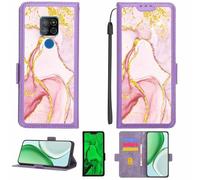 Aroepurt Coque Compatible pour Ordissimo LeNuméro2 Coque Étui Housse Case Support [avec Film Protecteur HD d'une dureté de 9H] [Blocage RFID][Paillettes dorées + Brillantes] LPT-FDL