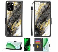 Aroepurt Coque Compatible pour Philips S6122 Coque Étui Housse Case Support [avec Film Protecteur HD d'une dureté de 9H] [Blocage RFID][Paillettes dorées + Brillantes] LPT-HDL