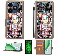 Aroepurt Coque Compatible pour Philips S6310 Coque Étui Housse Case Support [avec Film Protecteur HD d'une dureté de 9H] [Blocage RFID][Effet Lumineux Sombre] LPT-MXX