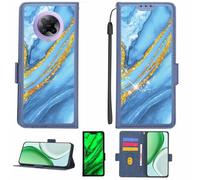 Aroepurt Coque Compatible pour POCO F2 Pro Coque Étui Housse Case Support [avec Film Protecteur HD d'une dureté de 9H] [Blocage RFID][Paillettes dorées + Brillantes] LPT-LDL