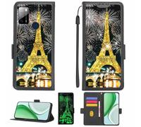 Aroepurt Coque Compatible pour Qubo X668 Coque Étui Housse Case Support [avec Film Protecteur HD d'une dureté de 9H] [Blocage RFID][Paillettes dorées + Brillantes] LPT-TT