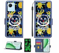 Aroepurt Coque Compatible pour Realme C30 Coque Étui Housse Case Support [avec Film Protecteur HD d'une dureté de 9H] [Blocage RFID][Paillettes dorées + Brillantes] LPT-TYX