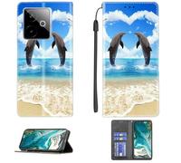 Aroepurt Coque Compatible pour Realme GT 7T Coque Étui Housse Case Support [avec Trempé 9H Protection D'écran] CPT19