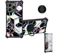 Aroepurt Coque Compatible pour Reeder S919 Coque Étui [avec Trempé 9H Protection D'écran] Case Support de Bague PC + Silicone IMDH-HS