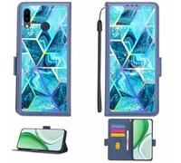 Aroepurt Coque Compatible pour Samsung Galaxy M20 Coque Étui Housse Case Support [avec Film Protecteur HD d'une dureté de 9H] [Blocage RFID][Effet de réfraction] LPT-LS