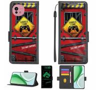 Aroepurt Coque Compatible pour Sharp Aquos Wish5 Sh-M32 A502Sh Sh-52F Coque Étui Housse Case Support [avec Film Protecteur HD d'une dureté de 9H] [Blocage RFID][Effet Lumineux Sombre] LPT-JGP