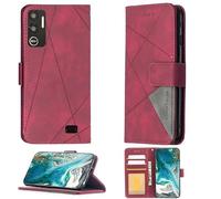 Aroepurt Coque Compatible pour Sky Devices Elite P55 Pro Coque Étui Housse Case Support [avec Trempé 9H Protection D'écran] BF05 Red