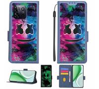 Aroepurt Coque Compatible pour SPC Discovery 2 Coque Étui Housse Case Support [avec Film Protecteur HD d'une dureté de 9H] [Blocage RFID][Effet Lumineux Sombre] LPT-BQ