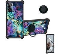 Aroepurt Coque Compatible pour SPC Discovery 2 ME Coque Étui [avec Trempé 9H Protection D'écran] Case Support de Bague PC + Silicone IMDH-HTT