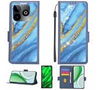 Aroepurt Coque Compatible pour SPC Discovery 3 Coque Étui Housse Case Support [avec Film Protecteur HD d'une dureté de 9H] [Blocage RFID][Paillettes dorées + Brillantes] LPT-LDL