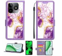 Aroepurt Coque Compatible pour SPC Discovery 3 Coque Étui Housse Case Support [avec Film Protecteur HD d'une dureté de 9H] [Blocage RFID][Paillettes dorées + Brillantes] LPT-ZDL