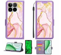 Aroepurt Coque Compatible pour Spc Discovery 3 Pro Coque Étui Housse Case Support [avec Film Protecteur HD d'une dureté de 9H] [Blocage RFID][Paillettes dorées + Brillantes] LPT-FDL