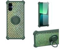 Aroepurt Coque Compatible pour SPC ZEUS 2 Pro Coque Étui [avec Trempé 9H Protection D'écran] Case Support de Bague PC + Silicone TZZH-LV