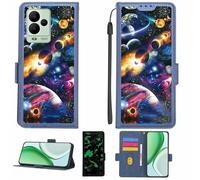 Aroepurt Coque Compatible pour Symphony Helio 80 Coque Étui Housse Case Support [avec Film Protecteur HD d'une dureté de 9H] [Blocage RFID][Effet Lumineux Sombre] LPT-XQ