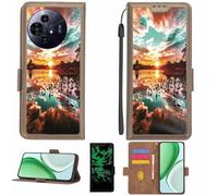 Aroepurt Coque Compatible pour TCL 50 Pro NXTPAPER 5G Coque Étui Housse Case Support [avec Film Protecteur HD d'une dureté de 9H] [Blocage RFID][Effet Lumineux Sombre] LPT-FJ