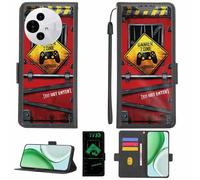 Aroepurt Coque Compatible pour TCL P10 Coque Étui Housse Case Support [avec Film Protecteur HD d'une dureté de 9H] [Blocage RFID][Effet Lumineux Sombre] LPT-JGP