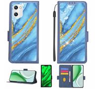 Aroepurt Coque Compatible pour Umidigi C1 Max Coque Étui Housse Case Support [avec Film Protecteur HD d'une dureté de 9H] [Blocage RFID][Paillettes dorées + Brillantes] LPT-LDL