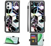 Aroepurt Coque Compatible pour Umidigi C1 Max Coque Étui Housse Case Support [avec Film Protecteur HD d'une dureté de 9H] [Blocage RFID][Effet de réfraction] LPT-HS