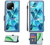 Aroepurt Coque Compatible pour UMIDIGI Note 100A Coque Étui Housse Case Support [avec Film Protecteur HD d'une dureté de 9H] [Blocage RFID][Effet de réfraction] LPT-LS