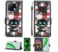 Aroepurt Coque Compatible pour UMIDIGI Note 100A Coque Étui Housse Case Support [avec Film Protecteur HD d'une dureté de 9H] [Blocage RFID][Effet Lumineux Sombre] LPT-LZM