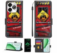 Aroepurt Coque Compatible pour Umidigi Note 100x Coque Étui Housse Case Support [avec Film Protecteur HD d'une dureté de 9H] [Blocage RFID][Effet Lumineux Sombre] LPT-JGP