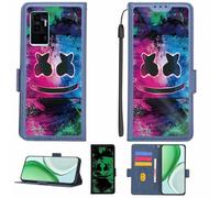 Aroepurt Coque Compatible pour Vivo V23e 2021 Coque Étui Housse Case Support [avec Film Protecteur HD d'une dureté de 9H] [Blocage RFID][Effet Lumineux Sombre] LPT-BQ