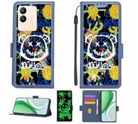 Aroepurt Coque Compatible pour Vivo V40 Se 5g Coque Étui Housse Case Support [avec Film Protecteur HD d'une dureté de 9H] [Blocage RFID][Paillettes dorées + Brillantes] LPT-TYX