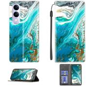 Aroepurt Coque Compatible pour Vivo Y19S GT 5G V2526 Coque Étui Housse Case Support [avec Trempé 9H Protection D'écran] CPT13