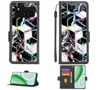 Aroepurt Coque Compatible pour Volla Phone Quintus Coque Étui Housse Case Support [avec Film Protecteur HD d'une dureté de 9H] [Blocage RFID][Effet de réfraction] LPT-HS