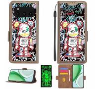 Aroepurt Coque Compatible pour Volla Phone Quintus Coque Étui Housse Case Support [avec Film Protecteur HD d'une dureté de 9H] [Blocage RFID][Effet Lumineux Sombre] LPT-MXX