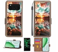 Aroepurt Coque Compatible pour Volla Phone Quintus Coque Étui Housse Case Support [avec Film Protecteur HD d'une dureté de 9H] [Blocage RFID][Effet Lumineux Sombre] LPT-FJ