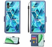 Aroepurt Coque Compatible pour Wiko Y51 Coque Étui Housse Case Support [avec Film Protecteur HD d'une dureté de 9H] [Blocage RFID][Effet de réfraction] LPT-LS