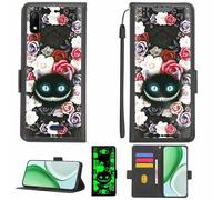 Aroepurt Coque Compatible pour Wiko Y61 Coque Étui Housse Case Support [avec Film Protecteur HD d'une dureté de 9H] [Blocage RFID][Effet Lumineux Sombre] LPT-LZM