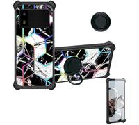 Aroepurt Coque Compatible pour Zebra EM45 RFID Coque Étui [avec Trempé 9H Protection D'écran] Case Support de Bague PC + Silicone IMDH-HS