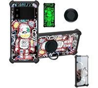 Aroepurt Coque Compatible pour Zebra EM45 RFID Coque Étui [avec Trempé 9H Protection D'écran] Case Support de Bague PC + Silicone YGH-MXX