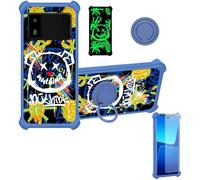 Aroepurt Coque Compatible pour Zebra EM45 RFID Coque Étui [avec Trempé 9H Protection D'écran] Case Support de Bague PC + Silicone JSL-TYX