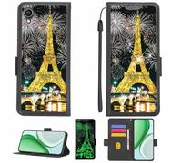 Aroepurt Coque Compatible pour ZenFone Live (L1) Coque Étui Housse Case Support [avec Film Protecteur HD d'une dureté de 9H] [Blocage RFID][Paillettes dorées + Brillantes] LPT-TT