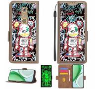 Aroepurt Coque Compatible pour ZTE AXON 7 Coque Étui Housse Case Support [avec Film Protecteur HD d'une dureté de 9H] [Blocage RFID][Effet Lumineux Sombre] LPT-MXX