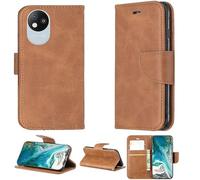 Aroepurt Coque Compatible pour Zte Blade A35 Lite Coque Étui Housse Case Support [avec Trempé 9H Protection D'écran] YZW Brown