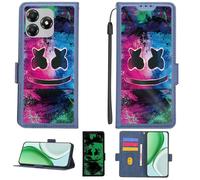 Aroepurt Coque Compatible pour ZTE Blade A36 Z2472 Coque Étui [avec Trempé 9H Protection D'écran][Blocage RFID][Effet Lumineux] PTL-BQ