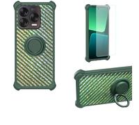 Aroepurt Coque Compatible pour ZTE Blade V70 Vita Z2458 Coque Étui [avec Trempé 9H Protection D'écran] Case Support de Bague PC + Silicone TZZH-LV