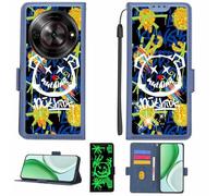 Aroepurt Coque Compatible pour Zte Nubia Blade A75 Coque Étui Housse Case Support [avec Film Protecteur HD d'une dureté de 9H] [Blocage RFID][Paillettes dorées + Brillantes] LPT-TYX