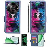 Aroepurt Coque Compatible pour Zte Nubia Blade A75 Coque Étui Housse Case Support [avec Film Protecteur HD d'une dureté de 9H] [Blocage RFID][Effet Lumineux Sombre] LPT-BQ