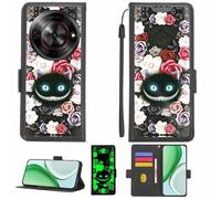 Aroepurt Coque Compatible pour Zte Nubia Blade A75 Coque Étui Housse Case Support [avec Film Protecteur HD d'une dureté de 9H] [Blocage RFID][Effet Lumineux Sombre] LPT-LZM