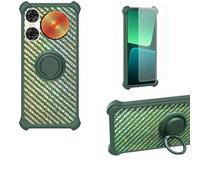 Aroepurt Coque Compatible pour ZTE Nubia Music Pro Z2460 Coque Étui [avec Trempé 9H Protection D'écran] Case Support de Bague PC + Silicone TZZH-LV